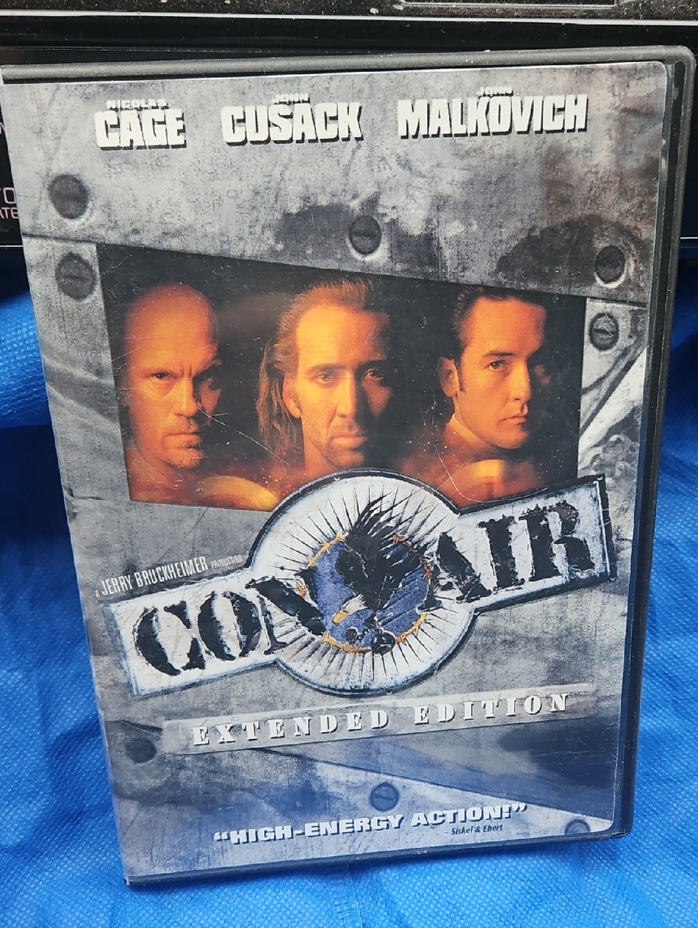 🌟3/$25🌟 Con Air (Extended Edition) DVD - Cage / Cusack / Malkovich -